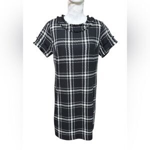 Sail to Sable TWEED SHORT SLEEVE SHIFT DRESS 8‎